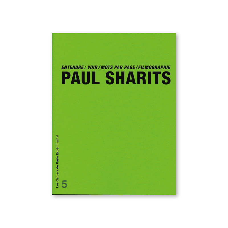 Cahier n°5 : Entendre voir / mots par page / filmographie
