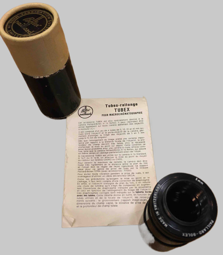Bolex Macro tube accessory kit