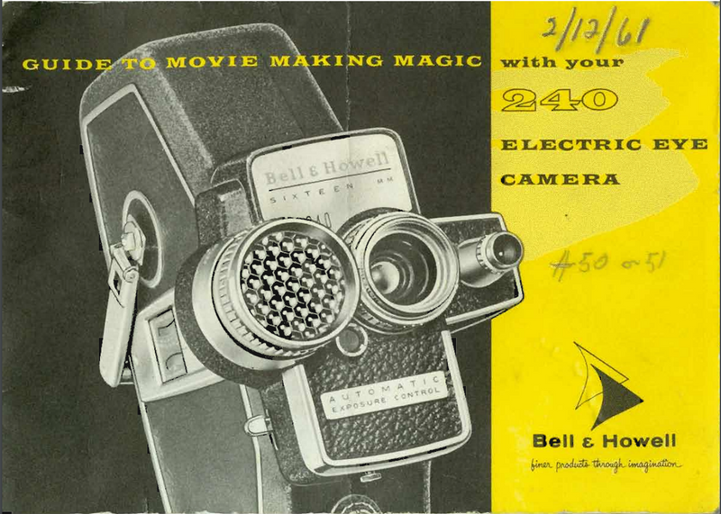 Bell & Howell modes d’emploi numérique