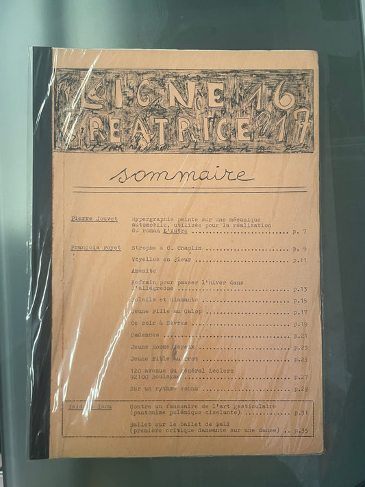 Revue Lettriste N°16-17 (Ligne Créatrice)