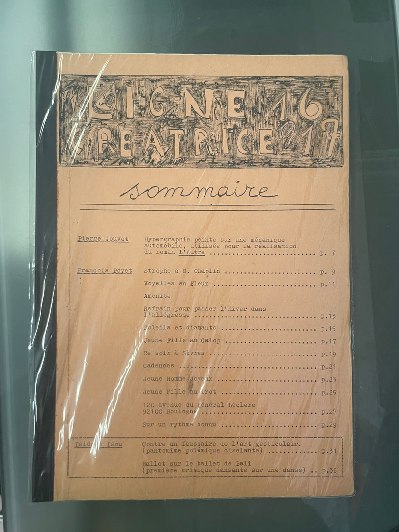Revue Lettriste N°16-17 (Ligne Créatrice)