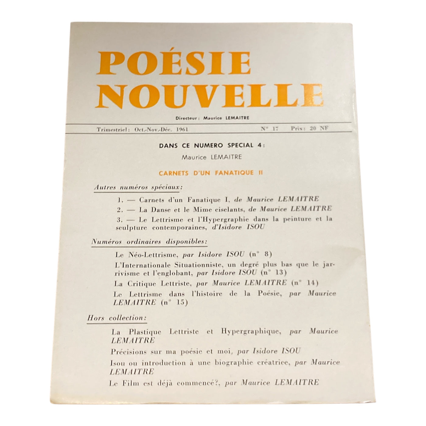 Carnets d'un fanatique II