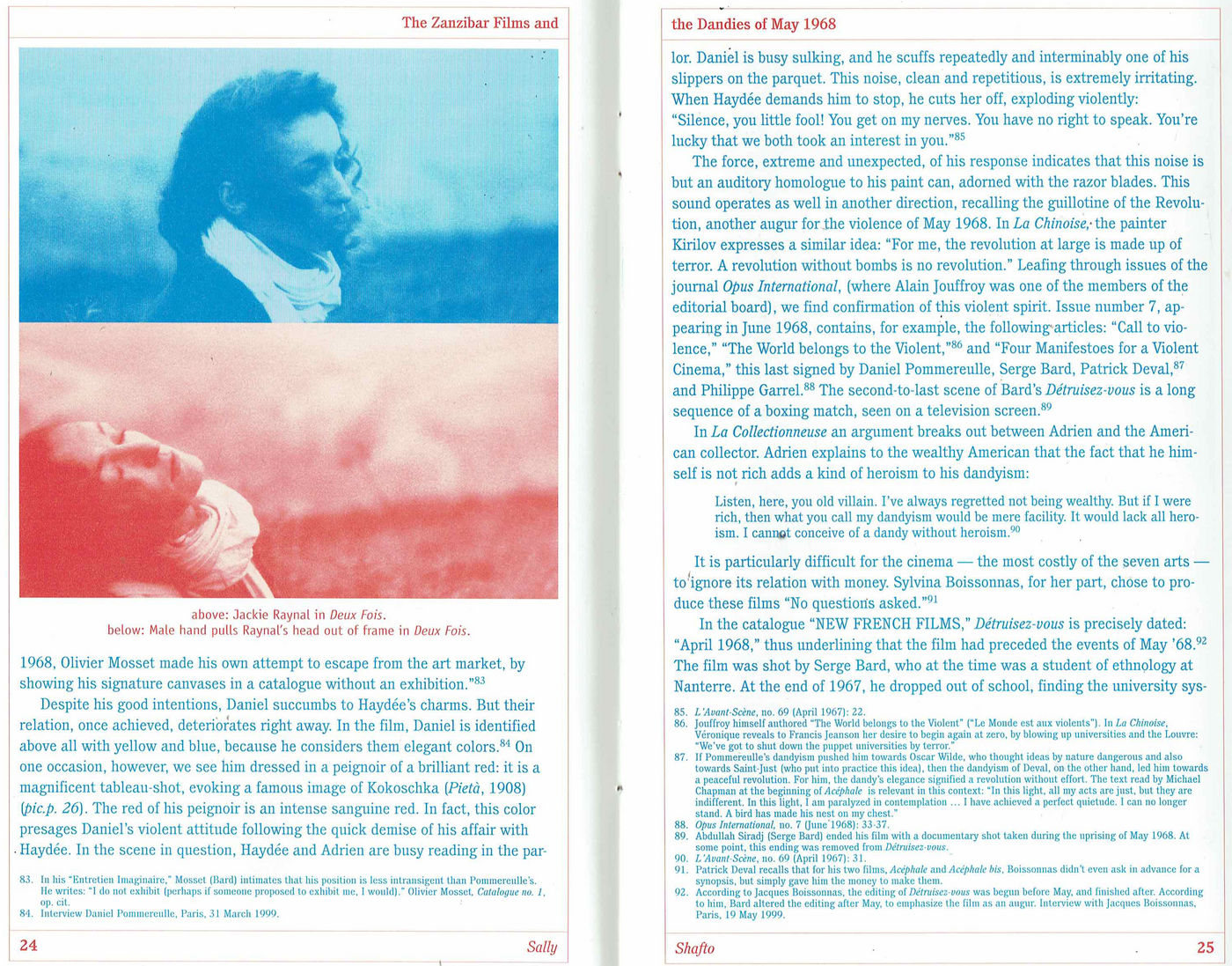 The Zanzibar Films and the Dandies of May 1968