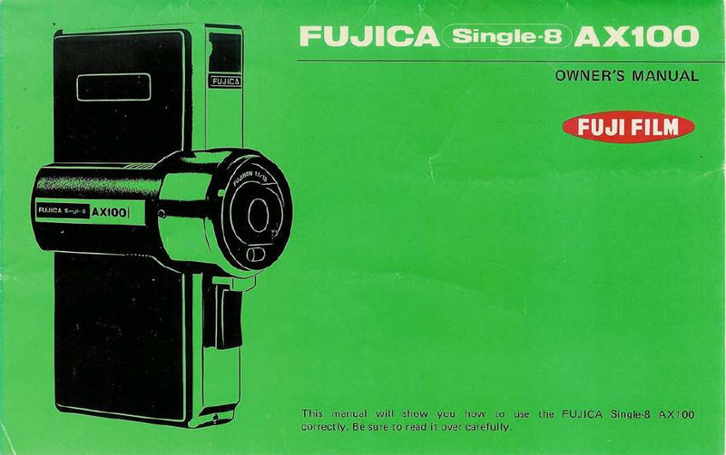 Fujica modes d’emploi numérique
