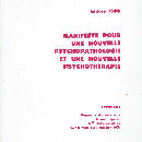 Isidore Isou - Manifeste pour une nouvelle psychopathologie et une nouvelle psychothérapie
