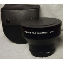 Canon C-8 teleconverter 1.4X 67 adaptateur objectif 