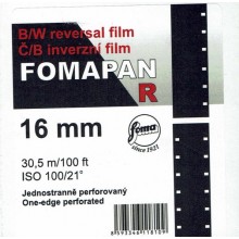 FOMA Fomapan ISO 21/100 R 16mm 30,5 Meter, Perforated On One Side
