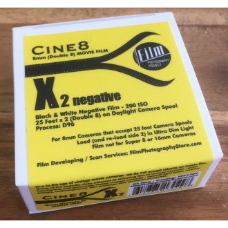 Double 8 Film - Cine8 Color Negative 500 - High Speed Tungsten (25 ft - 500 iso)
