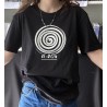 RE : VOIR T-Shirt spiral (BLACK, S / M / L / XL)