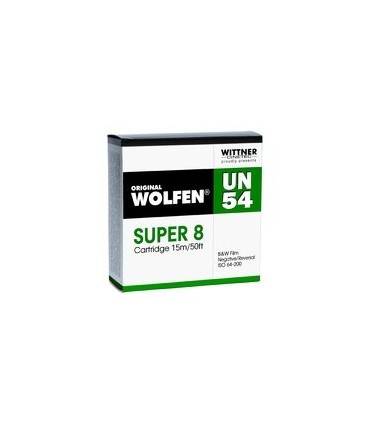 WITTNER WOLFEN UN54 Super 8 cartridge, black and white negative film