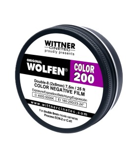 ORIGINAL WOLFEN COLOR 200 - double 8 Film négatif couleur